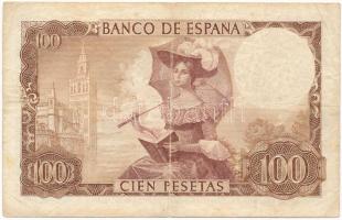 Spanyolország 1965. 100P T:F 
Spain 1965. 100 Pesetas C:F 
Krause P#150a.2