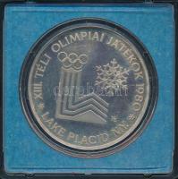 1980. 200Ft Ag "Téli olimpia - Lake Placid" műanyag "MNB" tokban T:AU (eredetileg PP) Adamo EM59