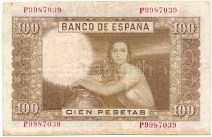 Spanyolország 1953. 100P T:F folt, tűlyuk
Spain 1953. 100 Pesetas C:F spot, pinholes
Krause P#145a...