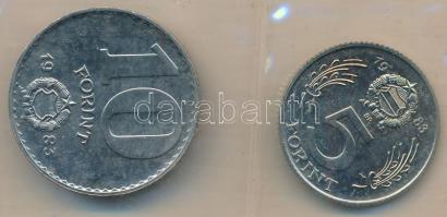 1983. 20f Al + 5Ft Ni + 10Ft Ni "FAO" sor, eredeti műbőr tokban, tanúsítvánnyal T:UNC Adam...