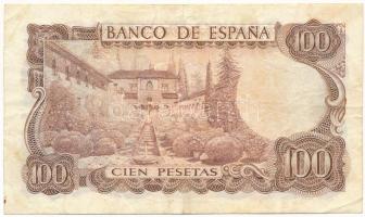 Spanyolország 1970. 100P T:F folt
Spain 1970. 100 Pesetas C:F spot
Krause P#152a.3