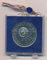 1980. 100Ft Ni "Szovjet-magyar közös űrrepülés" plombált MNB tokban T:BU Adamo EM61