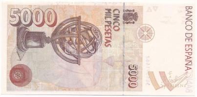 Spanyolország 1992. 5000P T:UNC
Spain 1992. 5000 Pesetas C:UNC
Krause P#165