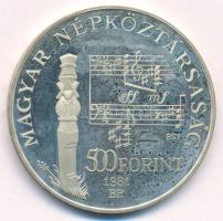 1981. 500Ft Ag "Bartók Béla" T:AU (eredetileg PP) folt Adamo EM62