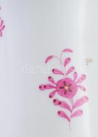 Herendi Apponyi lila mintás váza, jelzett, m: 21 cm