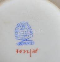Herendi Apponyi lila mintás váza, jelzett, m: 21 cm