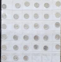 1946-1991. 2f-20Ft forgalmi érmékből álló, 275db-os gyűjtemény albumba rendezve T:vegyes