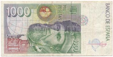 Spanyolország 1992. 1000P T:F 
Spain 1992. 1000 Pesetas C:F 
Krause P#163