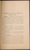 1908 Az alsókubini magy. kir. állami felső keres. iskola értesítője az 1907-1908. tanévről. Alsókubi...