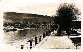 1943 Bregenz (Vorarlberg), Partie am Seehafen / port