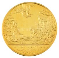 Lebó Ferenc (1960-) 1994. "Atilla találkozása Nagy Szent Leó pápával / Szent István" arany...