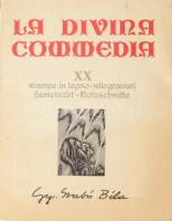 Dante Alighieri: La Divina Commedia. Kolozsvár, 1976, Dacia. Gy. Szabó Béla 20 db fametszetével illusztrálva. Magyar, olasz, román és német nyelven. Kiadói papírkötés, 43,5x33,5 cm.