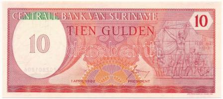 Suriname 1982. 10G T:UNC Suriname 1982. 10 Gulden C:UNC Krause P#126