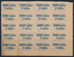 8000 billió 2 billió 20-as tömb