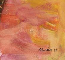 Almár György (1895-1974): Csendélet gitárral. Olaj, karton jelzett. Apró felületi sérülésekkel. Deko...