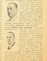 1932 Újpest-rákospalotai lexikon és almanach az 1932. évre. XV. évfolyam. Szerk. és kiadja: Negyedi-...