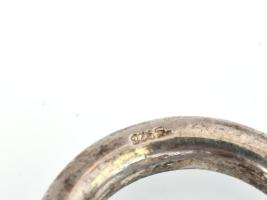 Olasz ezüst (Ag) karkötő, jelzett, h: 19 cm, 51g