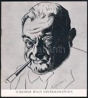 Oelmacher Anna (szerk.): Scheiber Hugó emlékkiállítása. Bp., 1964, Magyar Nemzeti Galéria. 30 p. Fekete-fehér képekkel illusztrált katalógus. Kiadói papírkötésben.