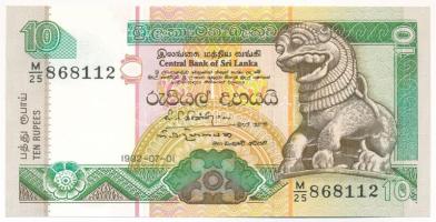 Srí Lanka 1992. 10R T:UNC Sri Lanka 1992. 10 Rupees C:UNC Krause P#102b