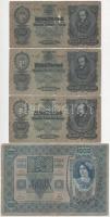 1902-1998. 64db-os vegyes korona, pengő, adópengő bankjegy, közte 1902. 1000K felülbélyegzés nélkül,...