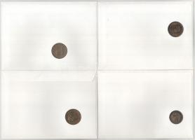 11db klf érmés boríték a "Münzbriefe aus aller Welt" sorozatból, tájékoztatókkal T:UNC-XF
...