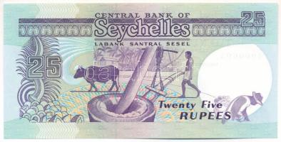 Seychelles-szigetek DN (1989-1996) 25R T:UNC
Seychelles ND (1989-1996) 25 Rupees C:UNC
Krause P#33