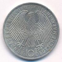 Német Szövetségi Köztársaság 1989G 10M Ag "40 éves az NSZK" T:AU patina Federal Republic G...