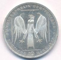 Német Szövetségi Köztársaság 1990J 10M Ag "800 éves a Német Lovagrend" T:AU Federal Republ...