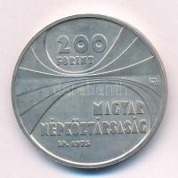 1975. 200Ft Ag "Magyar Tudományos Akadémia" T:AU patina Adamo EM47
