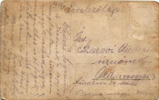 1918 Osztrák-magyar katonák csoportja / WWI Austro-Hungarian K.u.K. military, group of soldiers. pho...