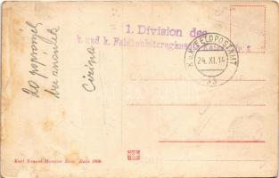 1914 Bosanska Raca, Hotel Veranda. Karl Knausz Hotelier 1909 + "1. Division des k.und k. Feldha...