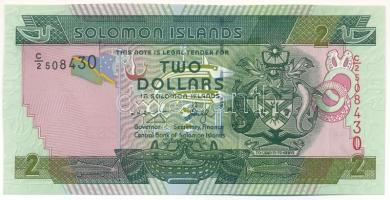 Salamon-szigetek DN (2006) 2$ kézzel vágott T:UNC Solomon Islands ND (2006) 2 Dollars handcut C:UNC Krause P#25