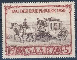 Németország - Saar 1950 IBASA Bélyegkiállítás Mi 291 (Mi EUR 100.-)