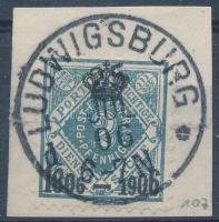 Német államok - Württemberg 1906 Diesntmarken Mi 107 Infla Berlin vizsgálójellel (Mi EUR 100.-)