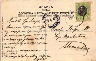 1913 Valjevo, Bahnhof / railway station (EK)