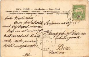 1906 India, Indija; Bahnstation, Hotel Bahnhof Horn / vasútállomás és vasúti szálloda / railway stat...