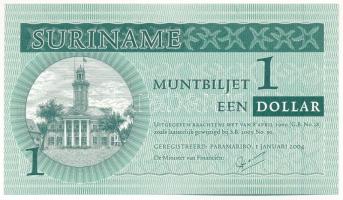 Suriname 2004. 1$ T:UNC Suriname 2004. 1 Dollar C:UNC Krause P#155