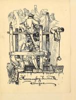 Paul Reboux: Lepketánc. Bp., é.n., Genius. Belső kötéstáblán Haranghy Jenőék könyve ex librissel, a ...