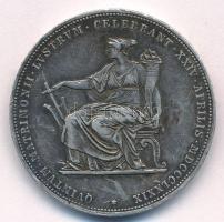 Ausztria 1879. 2G Ag "I. Ferenc József és Erzsébet / Ezüstlakodalom" Bécs T:VF patina, ph,...
