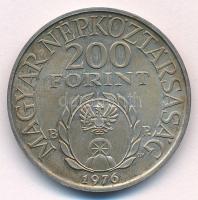 1976. 200Ft Ag "II. Rákóczi Ferenc" T:BU patina Adamo EM48