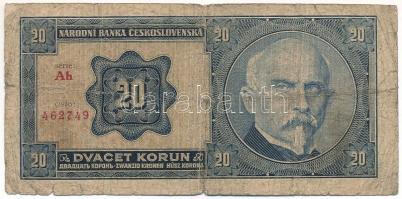 Csehszlovákia 1926. 20K T:F Czechoslovakia 1926. 20 Korun C:VG Krause 21