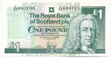 Skócia 2001. 1P T:F szép papír Scotland 2001. 1 Pound C:F fine paper Krause P#351e