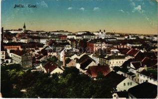 1915 Bielsko-Biala, Bielitz; Total / general view with synagogue (EK)