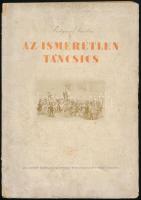 Lestyán Sándor: Az ismeretlen Táncsics. Budapest Székesfőváros Várostörténeti Monográfiái 16. Bp.,(1945.), ,,Budapest Irodalmi, Művészeti és Tudományos Intézet, 1 (duplaoldalas címkép) t.+ 83+3 p. 25 (fekete-fehér képtáblák) t. + 1 (kihajtható térkép) t. Kiadói papírkötés, sérültt gerinccel, a hátsó borító javított, kopott és kissé sérült borítóval.