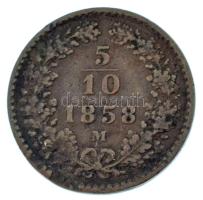 Ausztria 1858M 5/10kr Cu T:VF Austria 1858M 5/10 Kreuzer Cu C:VF Krause KM#2182