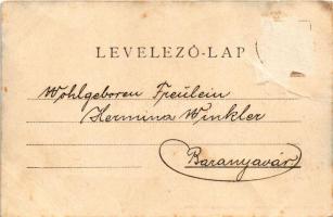 Újbezdán, Novi Bezdan bei Dárda; Fürstl. Schaumburg Lippe'sches Forst- und Jagdhaus / erdészeti...