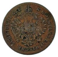 Ausztria 1860V 5/10Kr Cu T:VF 
Austria 1860V 5/10 Kreuzer Cu C:VF
Krause KM#2182