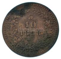 1858B 5/10kr Cu T:XF patina Adamo M3