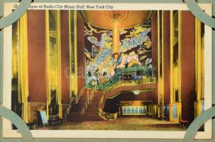 USA + Kanada + néhány egyéb ország kb 80 db nagyobb részben régi képeslap szép szecessziós albumban