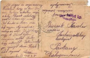 1917 Első világháborús sérült magyar katonák a budapesti Zita kórház előtt / WWI Austro-Hungarian K....